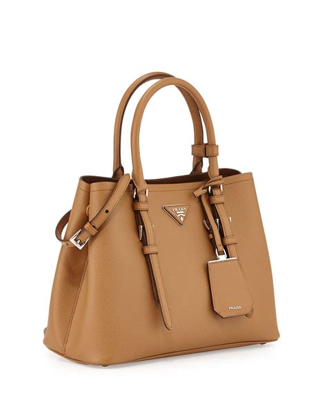 prada saffiano cuir double bag replica|prada saffiano bag real.